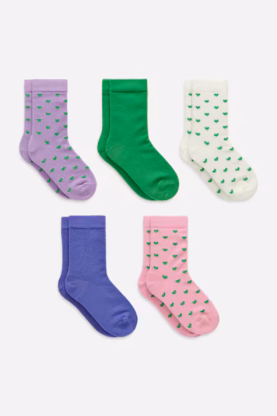 Комплект из 5 пар носков из хлопка- Заказать в России