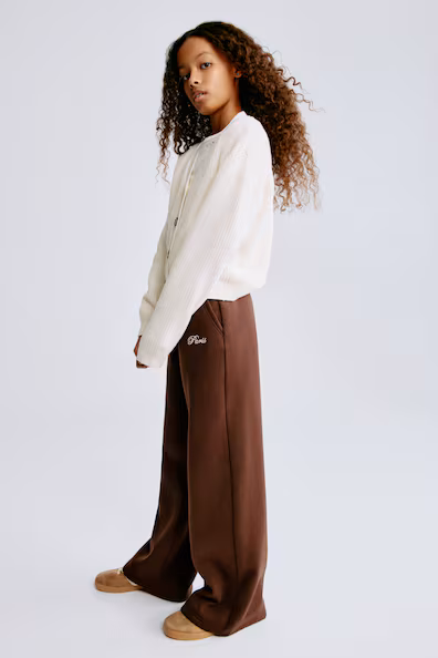 JOGGERS прямого кроя из мягкого мольтона- Заказать в России