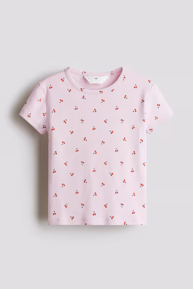 Футболка из хлопка с принтом- Заказать в России