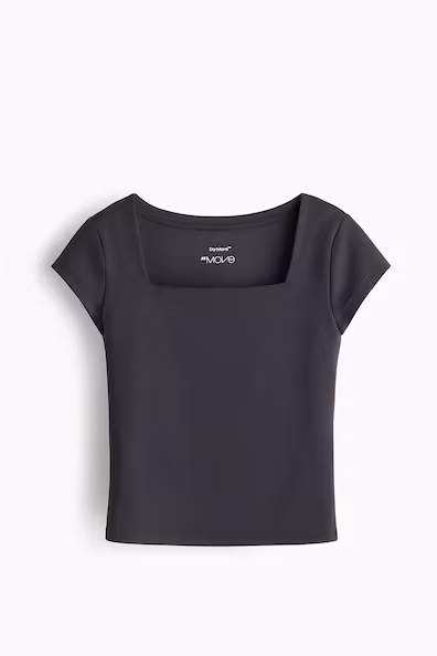 Топ для спорта с квадратным вырезом- Заказать в России