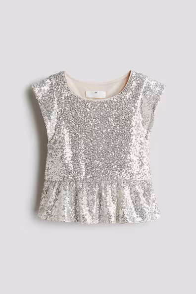 Топ баска с пайетками H&M- Заказать в России