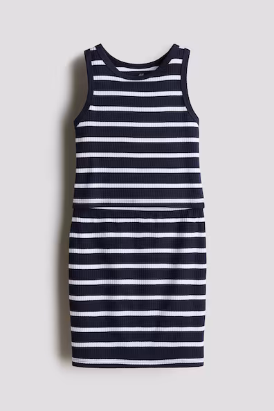 Комплект из 2-х рубчатых изделий из хлопка- Заказать в России