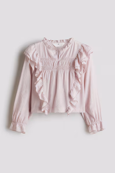 Блуза с оборками- Заказать в России