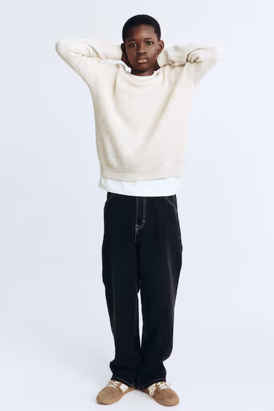 Джинсы в стиле CARPENTER свободного кроя H&M