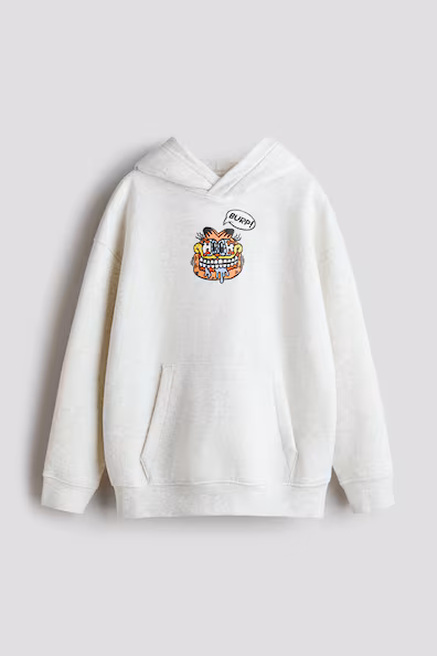 Толстовка с капюшоном и принтом- Заказать в России