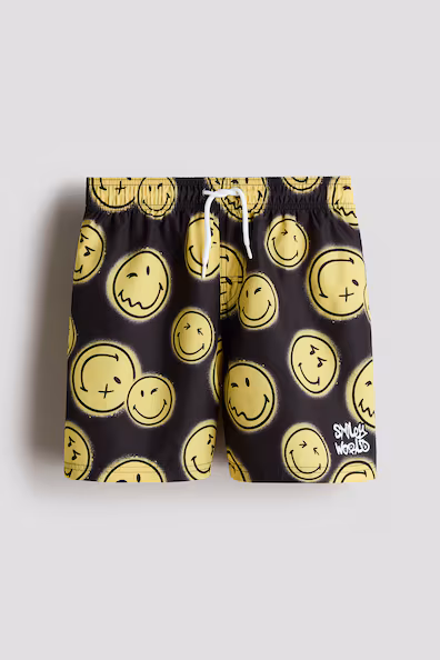 Плавательные шорты с принтом- Заказать в России