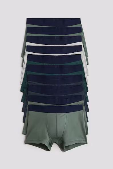 Пачка из 10 шортов из хлопка- Заказать в России