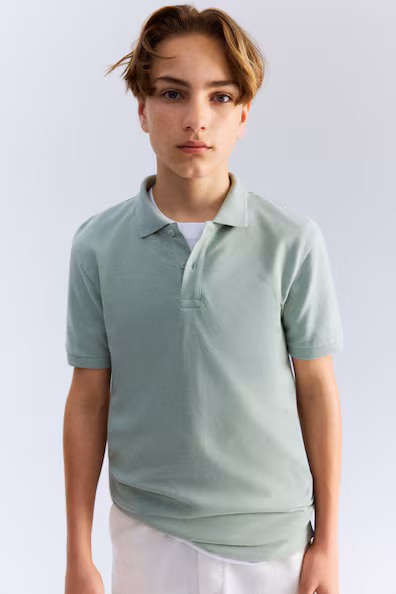 Поло из хлопкового пике