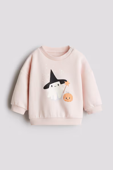 Толстовка с принтом и начесом внутри