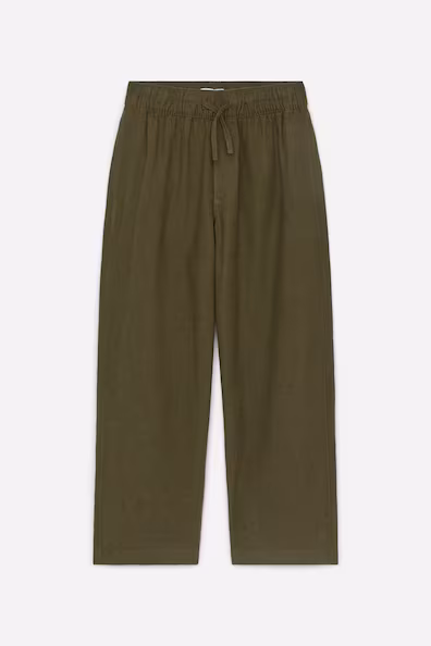 Брюки из льна и хлопка