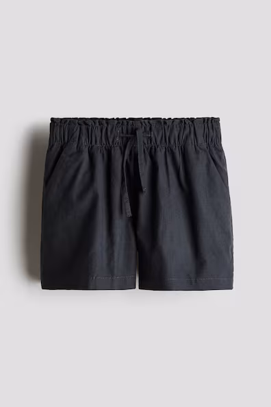 Шорты из смеси льна