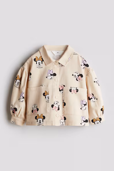 H&M Куртка с принтом из середины полотна