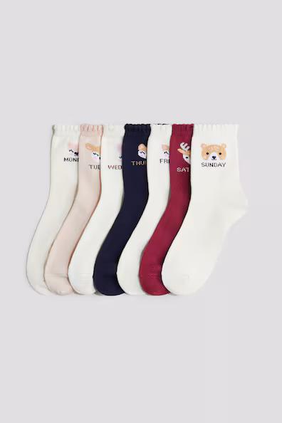 H&M Набор из 7 пар носков