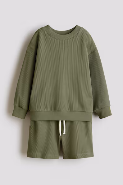 Набор из 2х хлопковых костюмов в узорчатой ткани- Заказать в России