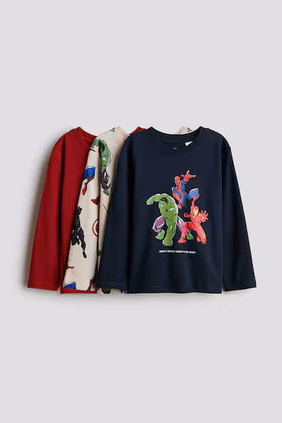 Набор из 3 свитшотов с длинными рукавами- Заказать в России