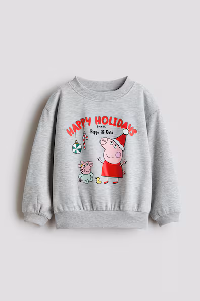 Свитшот с принтом PEPPA PIG- Заказать в России