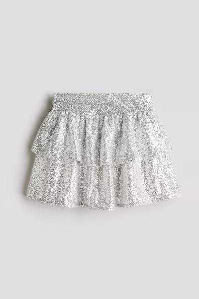 Юбка с пайетками