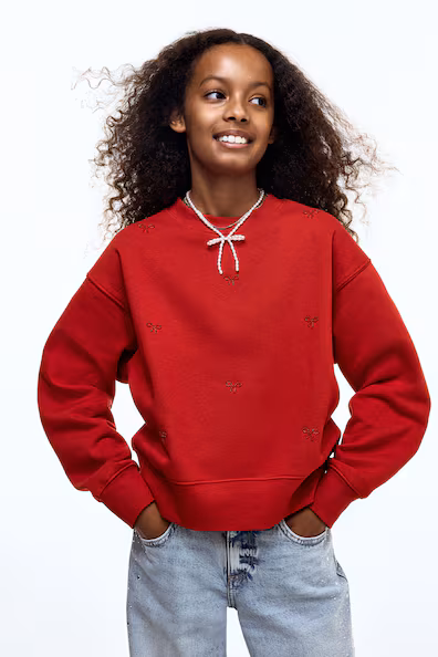 Свитшот с украшениями- Заказать в России