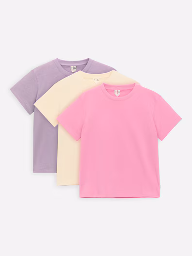 Футболки с круглым вырезом, комплект из 3 штук- Заказать в России
