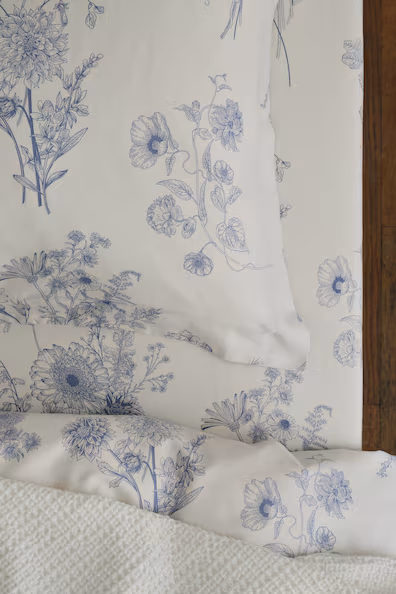 Простыня-наволочка из шелкового атласа с принтом- Заказать в России