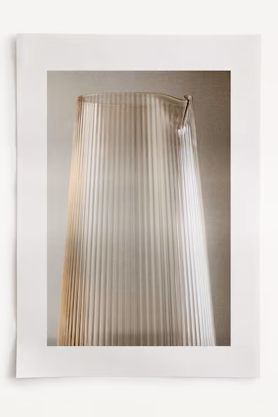 Графа стеклянная с рифленым эффектом