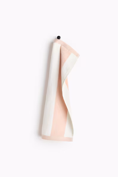 Полотенце для гостей из турецкого хлопка в полоску