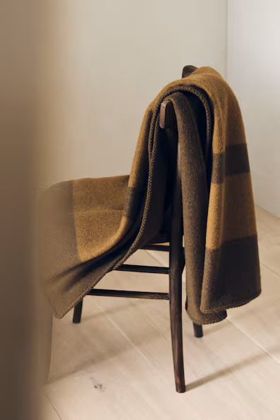 Плед из шерстяной смеси- Заказать в России