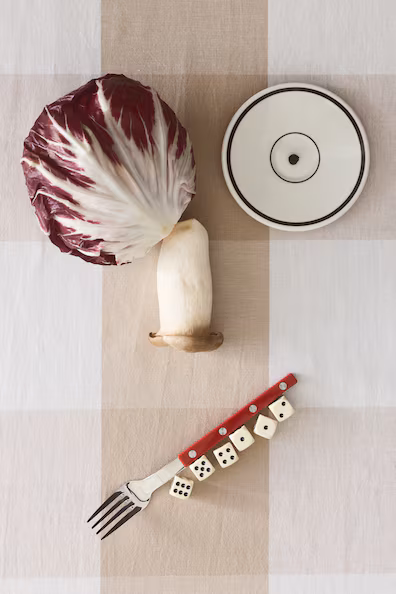 Скатерть из смеси льна