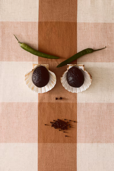 Покрывало для стола из смесового льна