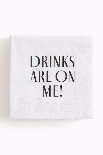 Пакет из 15 бумажных салфеток