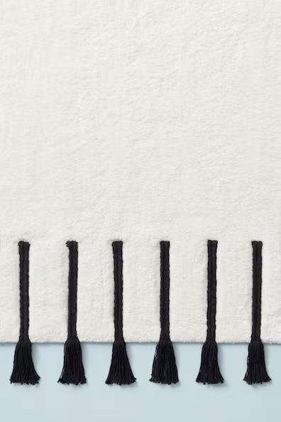 Коврик для ванной комнаты с кисточками