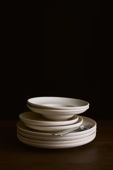 Набор из 2 плоских тарелок с реактивной глазурью- Заказать в России