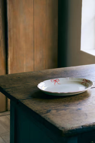 Поднос, роспись вручную, гресовая керамика- Заказать в России