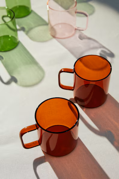 Набор из 2 стаканов из стекла- Заказать в России