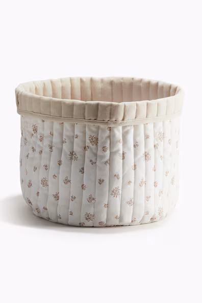 Большая стеганая корзина для хранения- Заказать в России