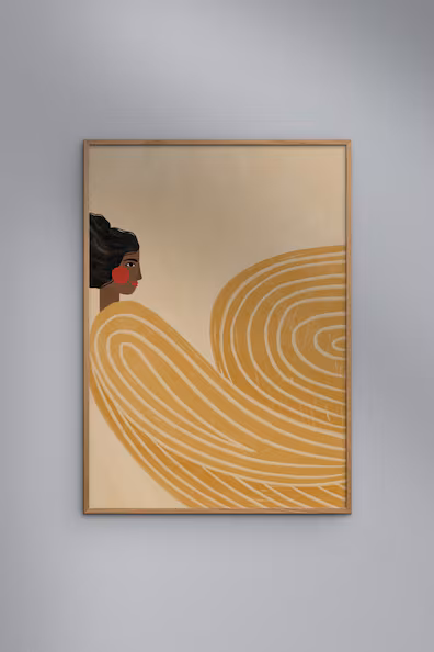 BEA MULLER - женщина с жёлтыми полосками