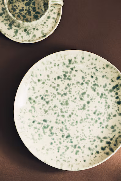 Закусочная тарелка из керамики грес- Заказать в России