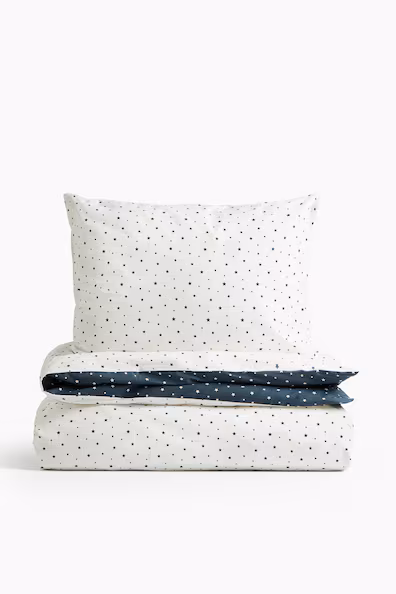 Однотонный комплект на односпальное одеяло с двух сторон