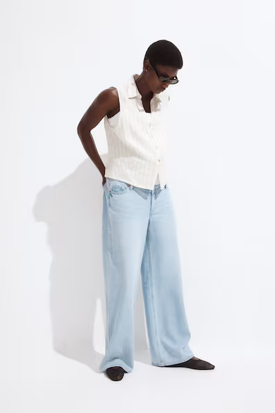 Джинсы MAMA WIDE LOW- Заказать в России