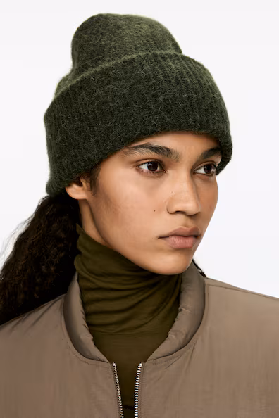 Шапка из смеси шерсти и альпаки- Заказать в России