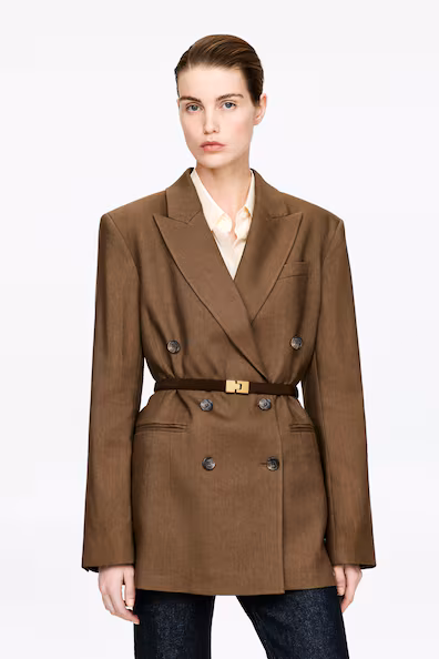 Ремень из замши с пряжкой- Заказать в России