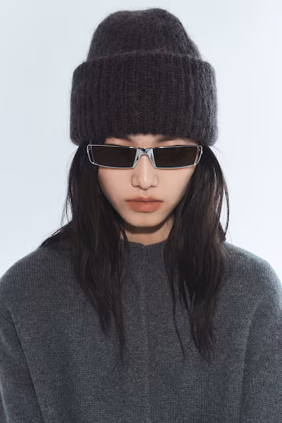 Шапка из смеси мохера- Заказать в России