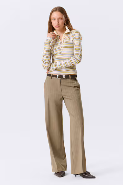 Брюки с низкой талией