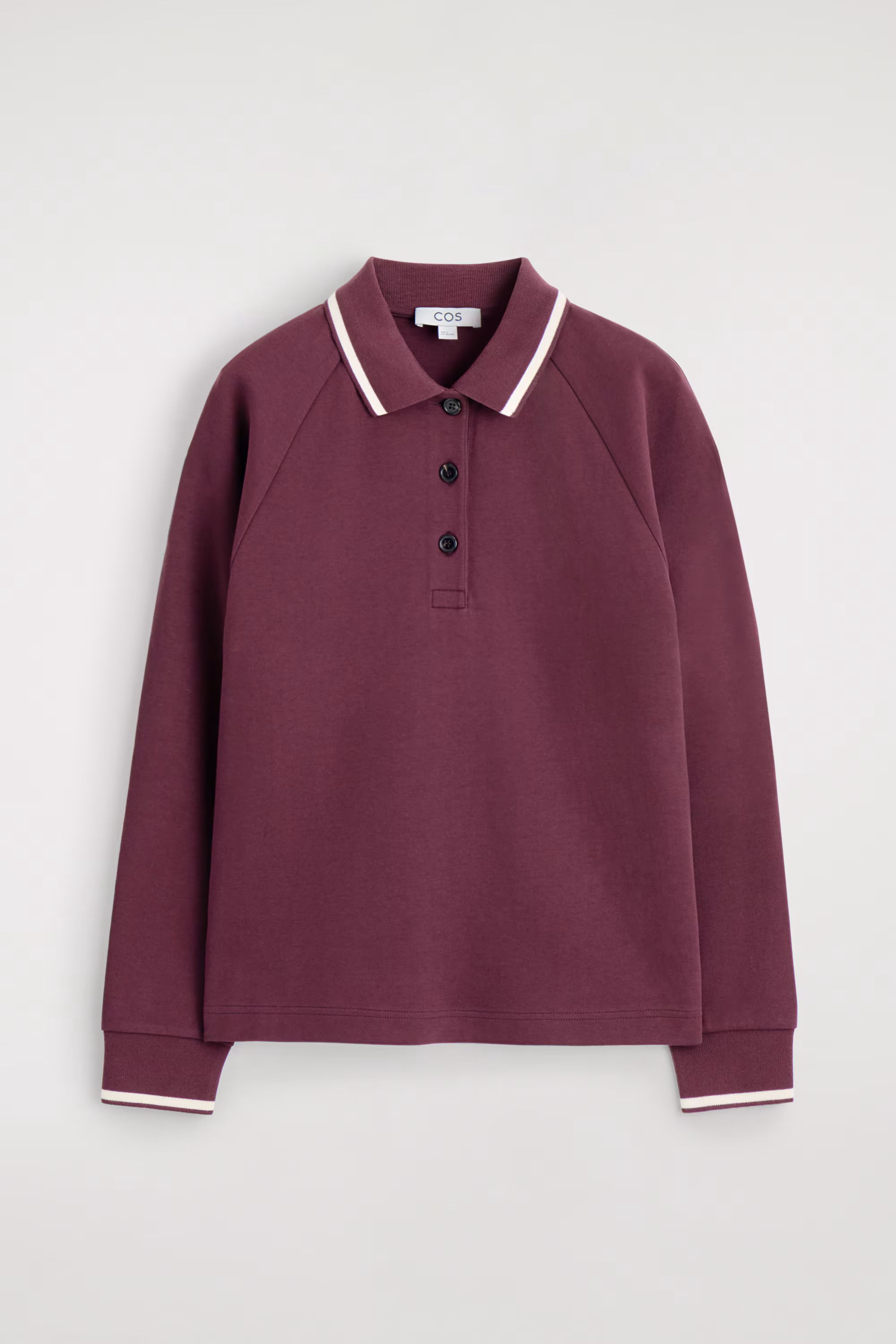 Топ-поло из хлопка с контрастными отделками- Заказать в России