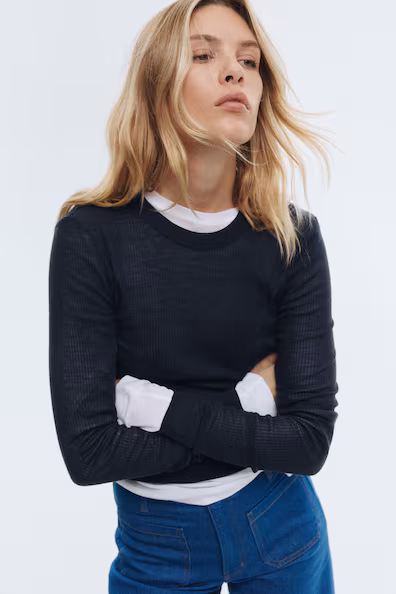 Кардиган из вязаного рубчика- Заказать в России