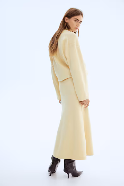 Юбка-колокол в трикотаже- Заказать в России