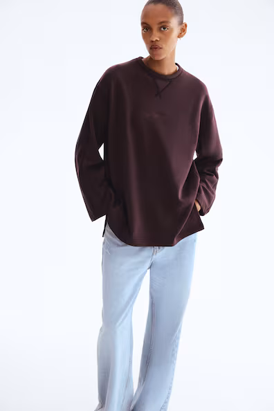 Свитшот с текстовым принтом- Заказать в России