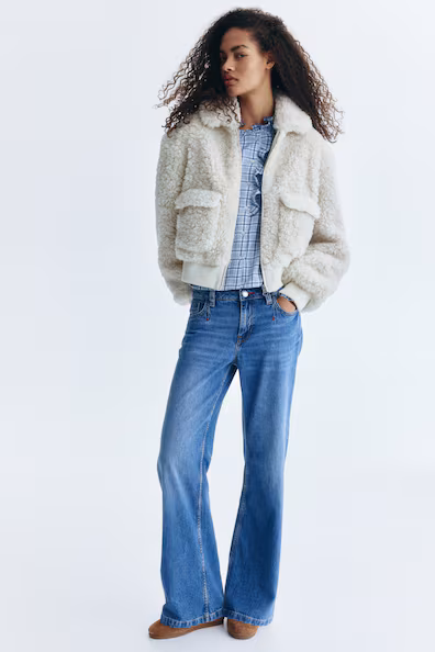 Широкие джинсы REGULAR- Заказать в России