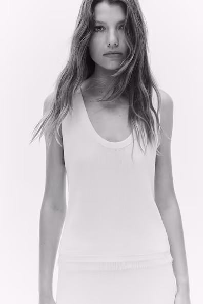 Топ без рукавов с бахромой- Заказать в России