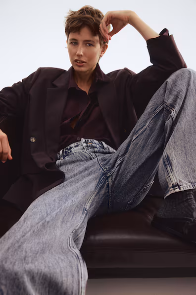 Джинсы прямого кроя